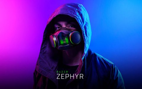 Razer Zephyr: la mascherina RGB è ufficiale, costa 100$